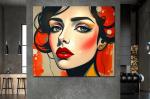 buntes gesicht gemalt originalwerk kaufen -peggy liebenow_4